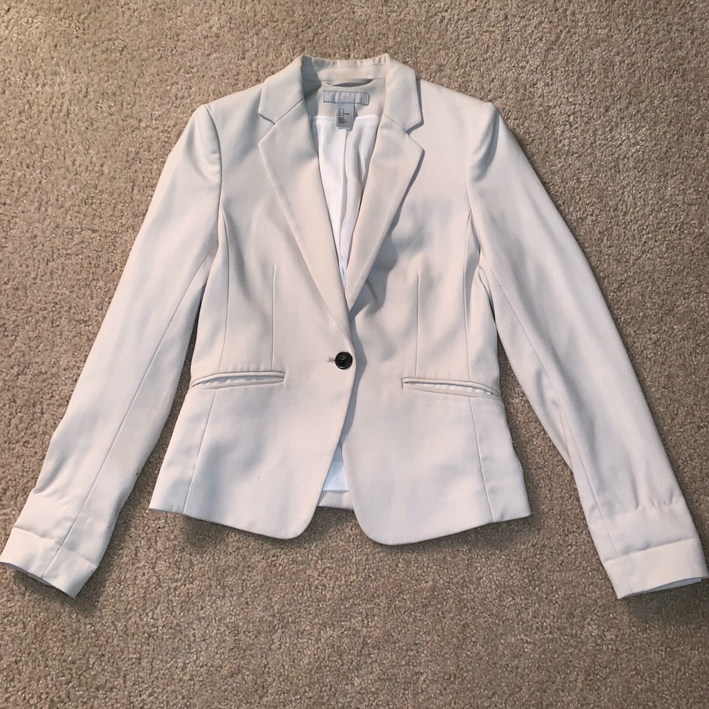 H&M beige work blazer